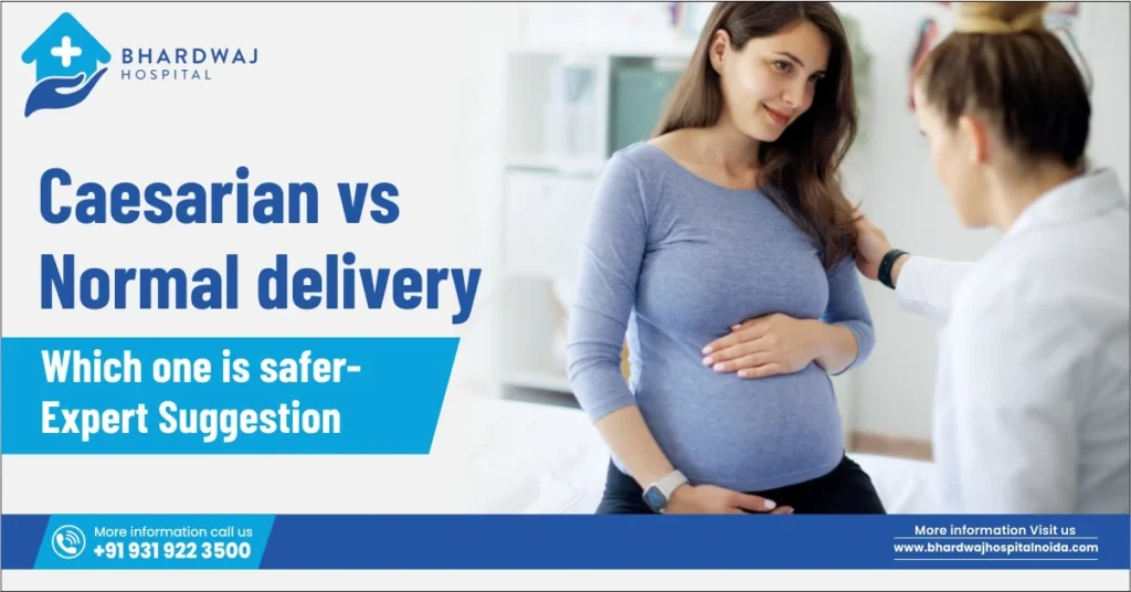 Caesarean vs normal delivery